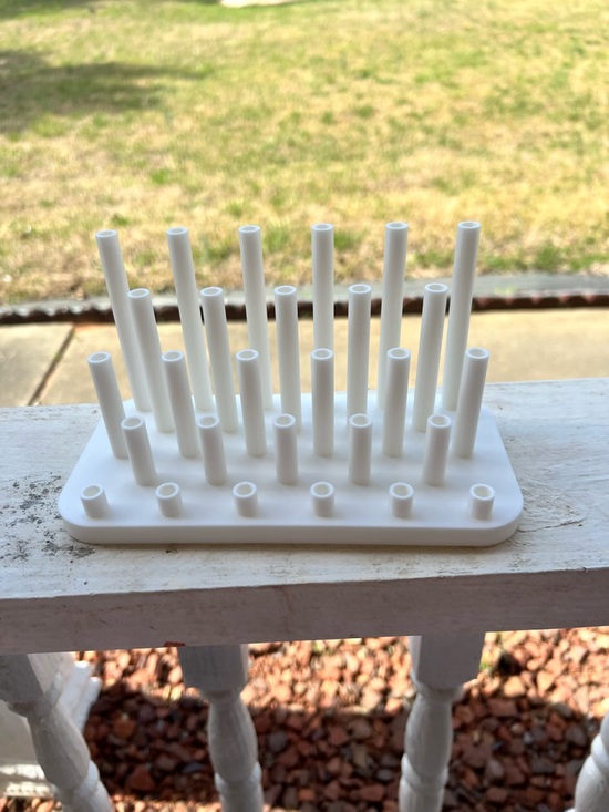 Handmade Other - Straw Topper Display Stand Holds 28 Tiered Vendor Booth Organizer Rack